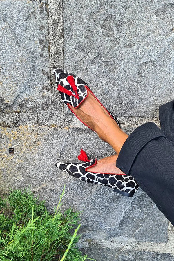 Amelia - Vintage Comfort Loafers for Women with Tassel Detail