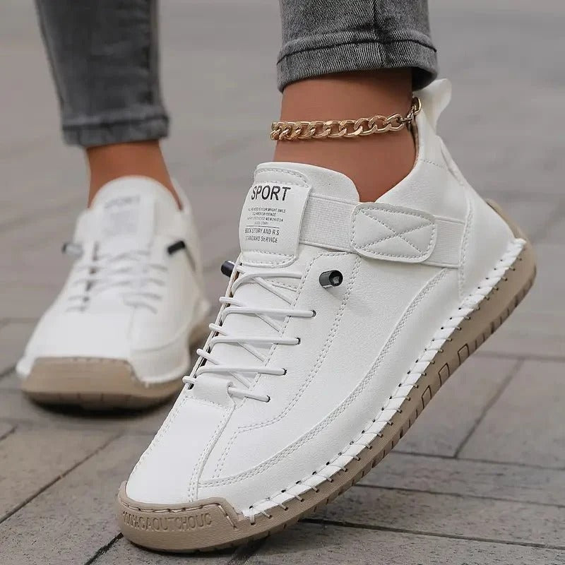 Daisy - Casual Women's Comfort Trainers with Lace-Up Closure and Cushioned Sole