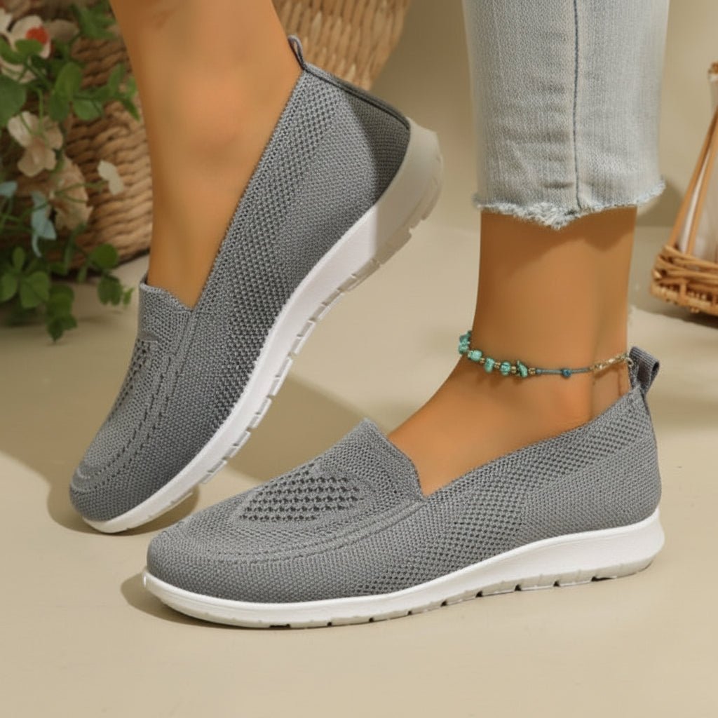Evie - Casual Women's Orthopedic Slip On Shoes with Stretch Fit and Cushioned Sole