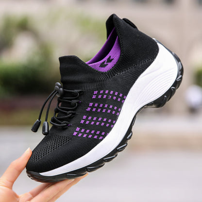 Freya - Relaxed Orthopedic Trainers for Women with Knit Mesh Upper