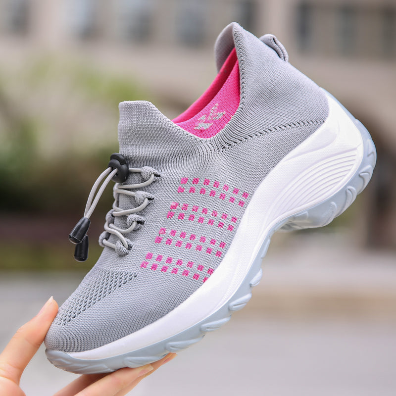 Freya - Relaxed Orthopedic Trainers for Women with Knit Mesh Upper