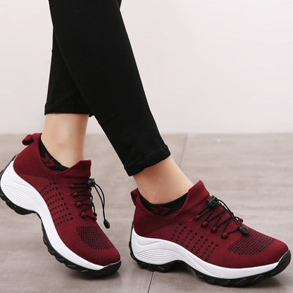 Freya - Relaxed Orthopedic Trainers for Women with Knit Mesh Upper