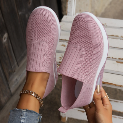 Ivy - Casual Women's Orthopedic Slip On Shoes with Air Cushion Sole and Stretch Fit