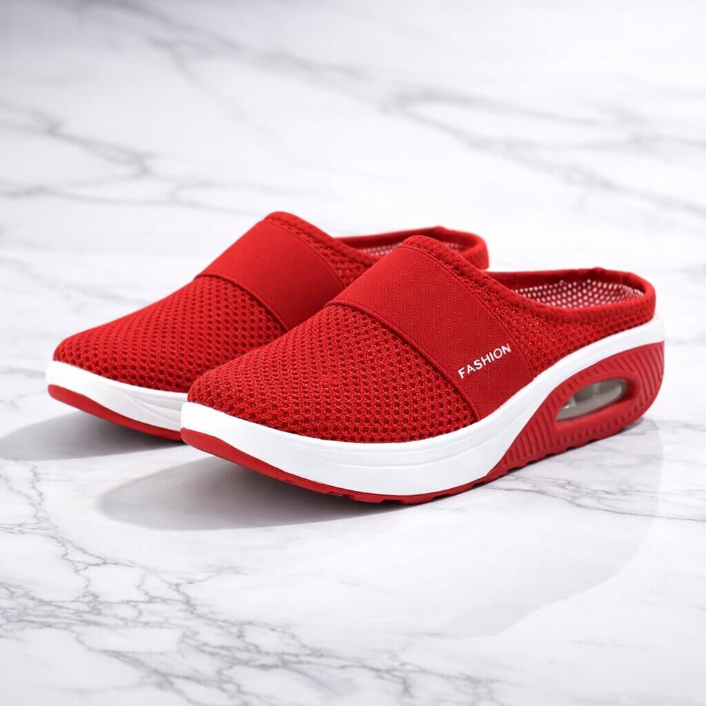 Lily - Casual Women's Orthopedic Slip On Shoes with Elastic Strap and Air Cushion Sole