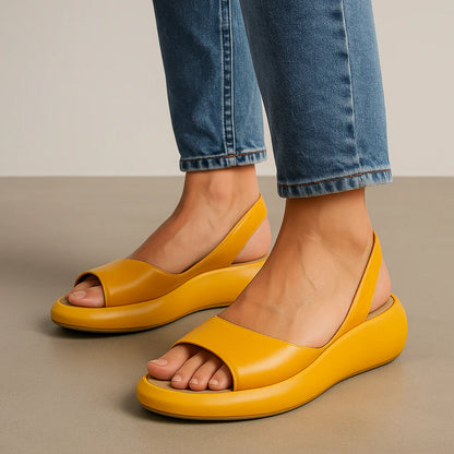 Luna - Minimalist Women's Orthopedic Platform Slingback Sandals