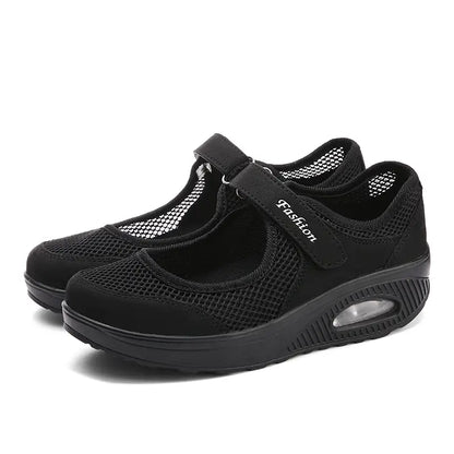 Margaret - Casual Women's Orthopedic Mary Jane Shoes with Velcro Strap