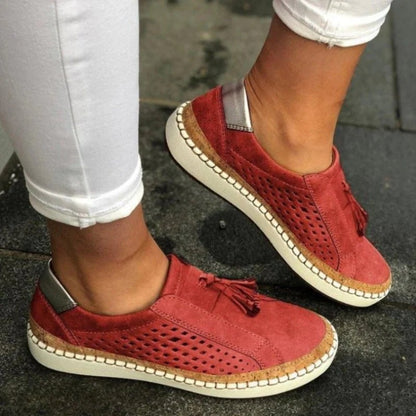Poppy - Casual Women's Comfort Trainers with Tassel Detail and Breathable Upper